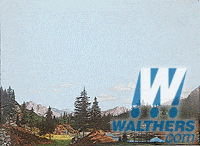 Walthers SceneMaster HO Background Scene 24 x 36in 60 x 90cm - Instant Horizons(TM) - Tall Timber Walthers SceneMaster TRAINS - HO/OO SCALE