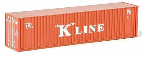 Walthers Scenemaster N 40ft Hi Cube Ribbed Side Container - Assembled - K-Line - Hobbytech Toys