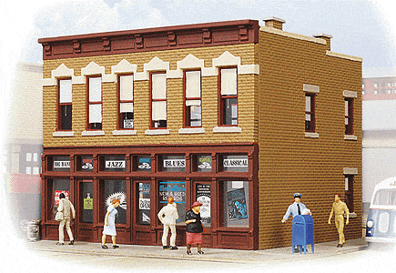 Walthers Trainline 806 HO Gemini Building - Assembled - 4-1/4 x 3-5/8 x 3-3/8 10.7 x 9.2 x 8.5cm - Hobbytech Toys
