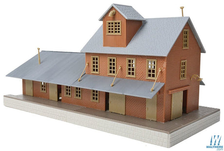 Walthers Trainline HO Brick Freight House - Kit Walthers Trainline TRAINS - HO/OO SCALE