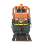 Walthers Trainline HO EMD GP15-1 - Standard DC - Burlington Northern & Santa Fe (green, orange, yellow) - Hobbytech Toys