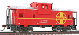 Walthers Trainline HO Wide-Vision Caboose - Ready to Run - Atchison, Topeka & Santa Fe - Hobbytech Toys