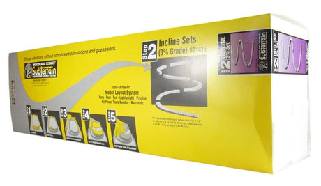 Woodland Scenics 1416 Incline/Decline Set 3% Woodland Scenics TRAINS - SCENERY