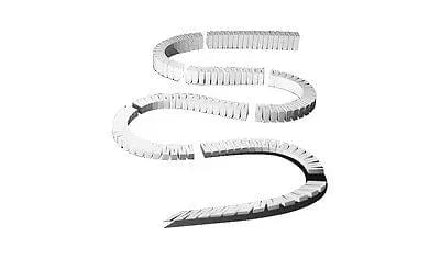 Woodland Scenics 2% Foam Incline Set (8) Woodland Scenics TRAINS - SCENERY