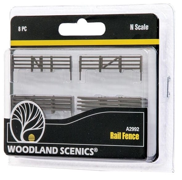 Woodland Scenics A2992 N Rail Fence Woodland Scenics TRAINS - N SCALE