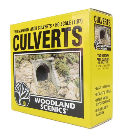 Woodland Scenics C1263 HO Masonry Arch Culverts (2pcs) Woodland Scenics TRAINS - HO/OO SCALE