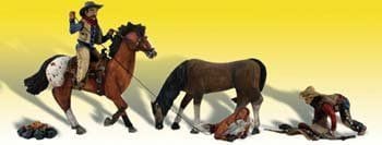 Woodland Scenics HO Ridin And Ropin Woodland Scenics TRAINS - HO/OO SCALE