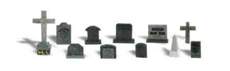 Woodland Scenics HO Tombstones Woodland Scenics TRAINS - HO/OO SCALE