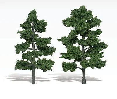 Woodland Scenics Medium Green Trees 6-7in (2pcs) Woodland Scenics TRAINS - SCENERY