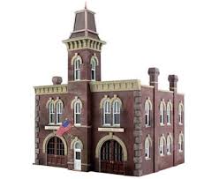 Woodland Scenics N Kit Fire Station No.3 Woodland Scenics TRAINS - N SCALE