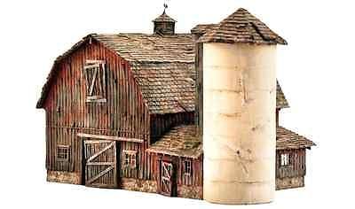 Woodland Scenics N Kit Rustic Barn Woodland Scenics TRAINS - N SCALE