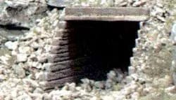 Woodland Scenics N Timber Culverts (2pcs) Woodland Scenics TRAINS - N SCALE