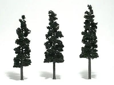 Woodland Scenics Ready Made Pine Trees 6-7in (3pcs) Woodland Scenics TRAINS - SCENERY