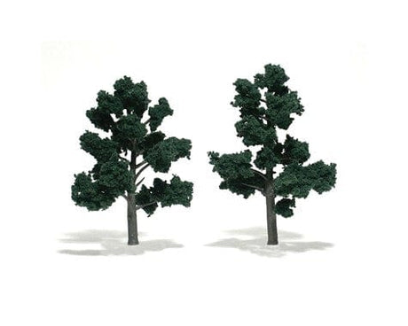 Woodland Scenics Ready-Made Tree Dark Green 4-5in (2pcs) Woodland Scenics TRAINS - SCENERY