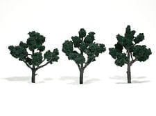 Woodland Scenics Ready-Made Tree, Dark Green 4-5in (3pcs) Woodland Scenics TRAINS - SCENERY