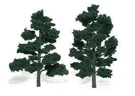 Woodland Scenics Ready Made Trees Dark Green 6-7in (2pcs) Woodland Scenics TRAINS - SCENERY
