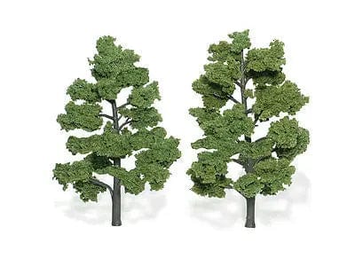 Woodland Scenics Ready Made Trees Light Green 6-7in (2pcs) Woodland Scenics TRAINS - SCENERY