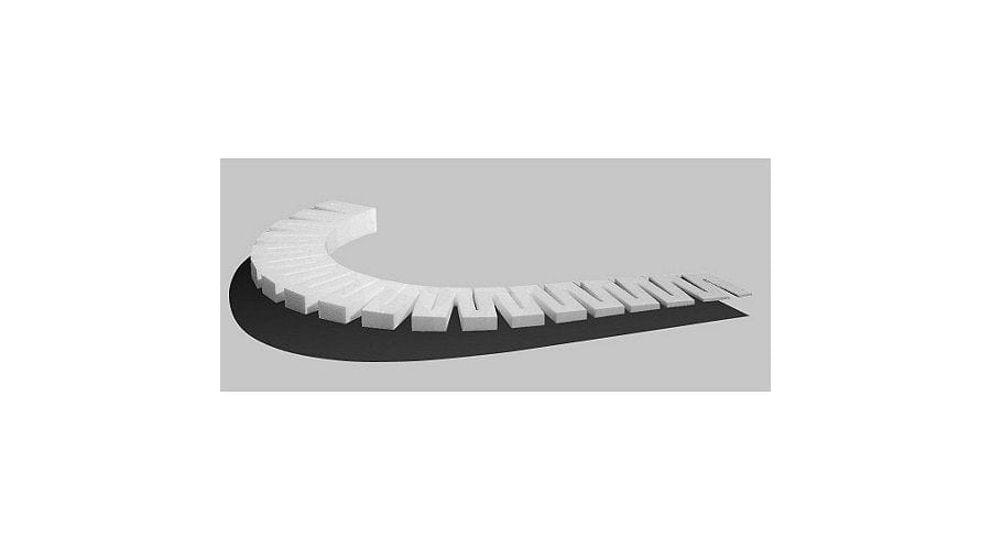 Woodland Scenics ST1412 2% Incline Starter (8) Woodland Scenics TRAINS - SCENERY
