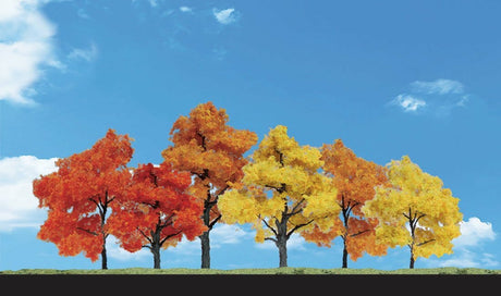 Woodland Scenics TR3541 Classics Trees Harvest Blaze 3-5in (6pcs) Woodland Scenics TRAINS - SCENERY