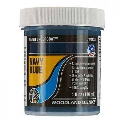 Woodland Scenics Water Undercoat, Navy Blue Woodland Scenics TRAINS - SCENERY