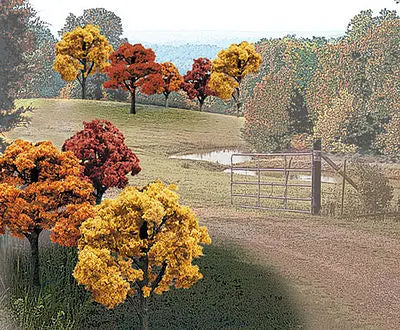 Woodland Scenics Value Trees Fall Mix 2-3in (23pcs) Woodland Scenics TRAINS - SCENERY