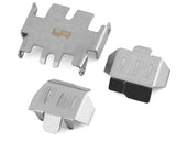 Yeah Racing Traxxas TRX-4M Stainless Steel Differential & Skid Plates Set - Hobbytech Toys